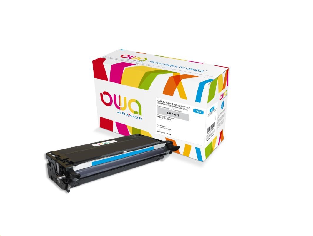 OWA Armor toner pro DELL 3110/3115 , 8000 Stran, 593-10171, modrá/cyan