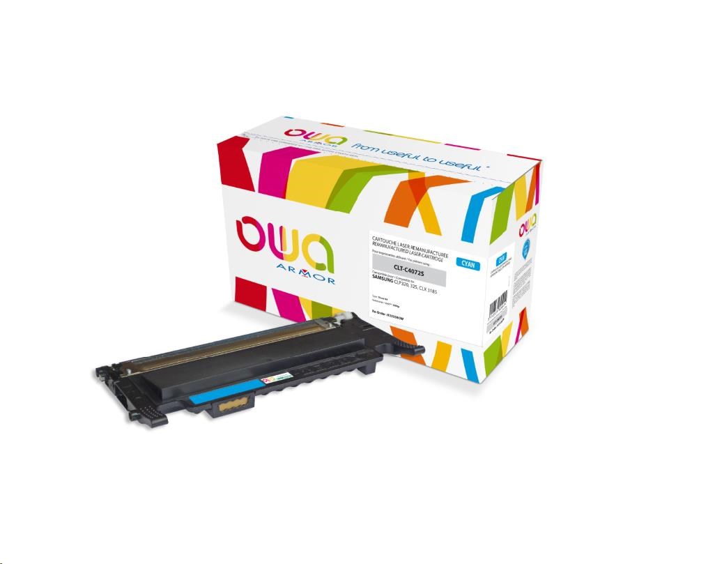 OWA Armor toner pro SAMSUNG CLP 320,325, 1000 Stran, CLTC4072S, modrá/cyan (CLT-C4072S,ST994A)