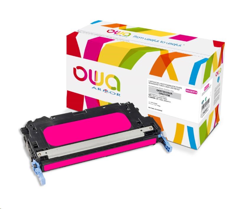 OWA Armor toner pro HP Color Laserjet 3600, 4000 Stran, Q6473A, červená/magenta