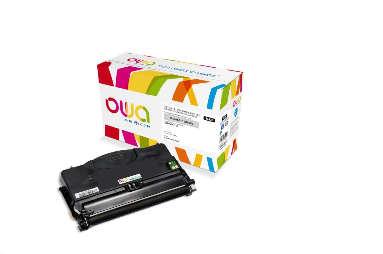 OWA Armor toner pro LEXMARK E120, 2000 Stran, 12016SE, černá/black