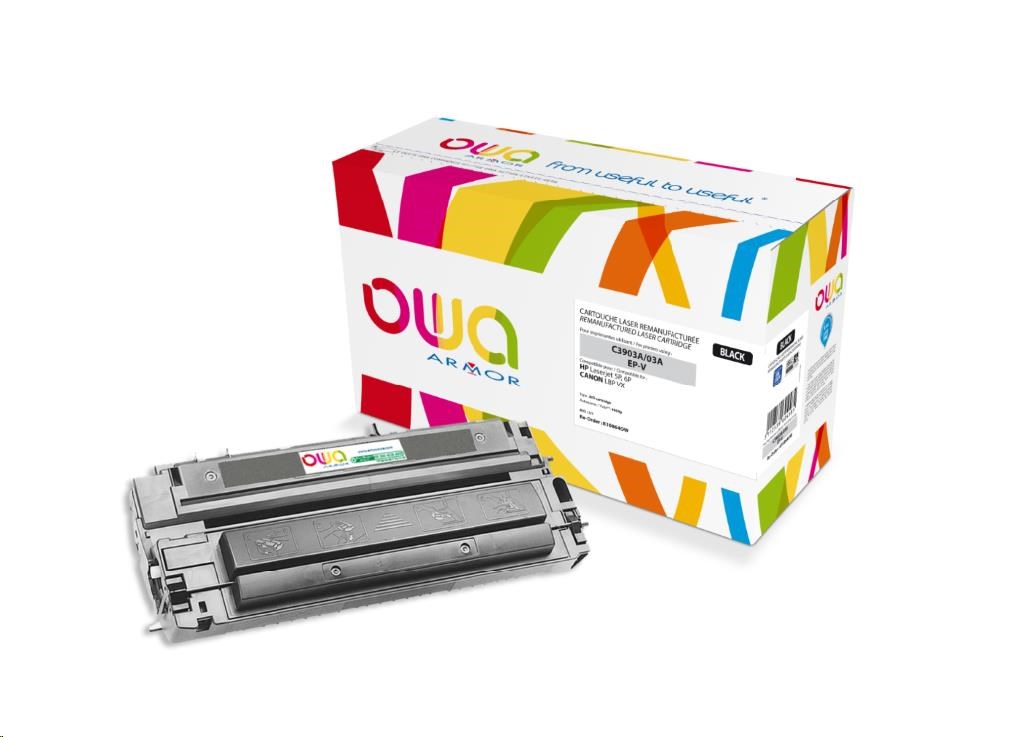 OWA Armor toner pro HP Laserjet 5P, 6P, 4000 Stran, C3903A, černá/black