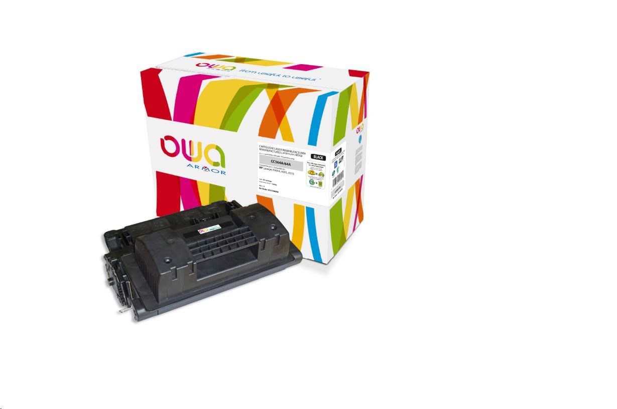 OWA Armor toner pro HP Laserjet P4014, P4015, 10000 Stran, CC364A, černá/black