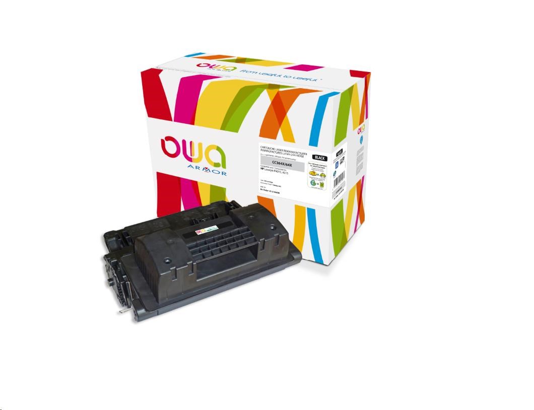 OWA Armor toner pro HP Laserjet P4015, 24000 Stran, CC364X, černá/black