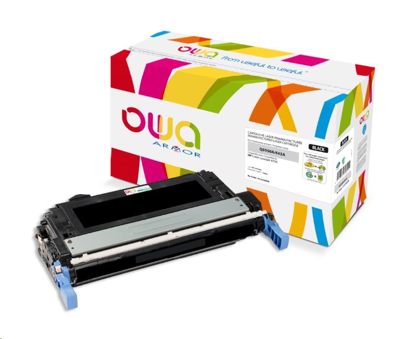 OWA Armor toner pro HP Color Laserjet 4700, 11000 Stran, Q5950A, černá/black