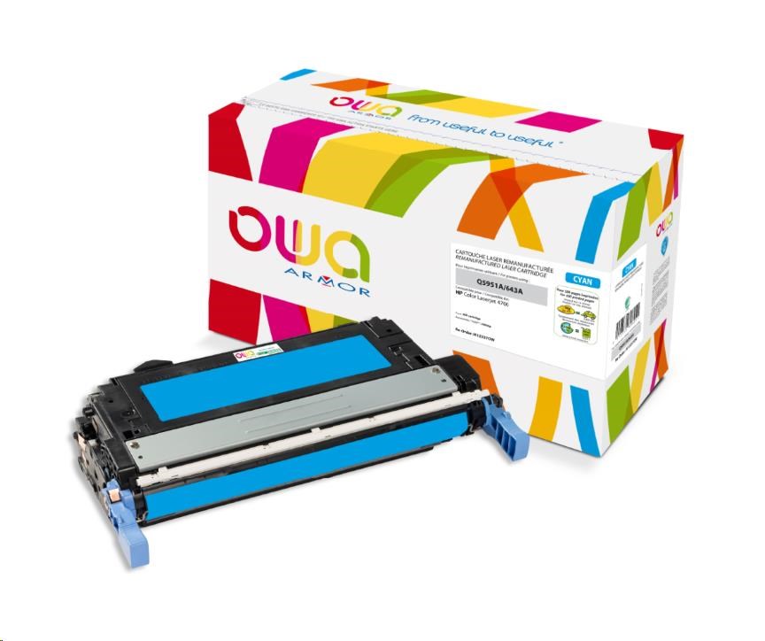 OWA Armor toner pro HP Color Laserjet 4700, 10000 Stran, Q5951A, modrá/cyan