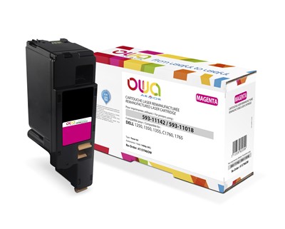 OWA Armor toner pro DELL 1250, 1350, 1355, C1760, C1765, 1400   Stran, 593-11142, červená/magenta