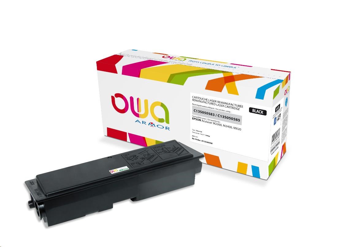 OWA Armor toner pro EPSON AL M2400, 3000 Stran, C13S050583, černá/black