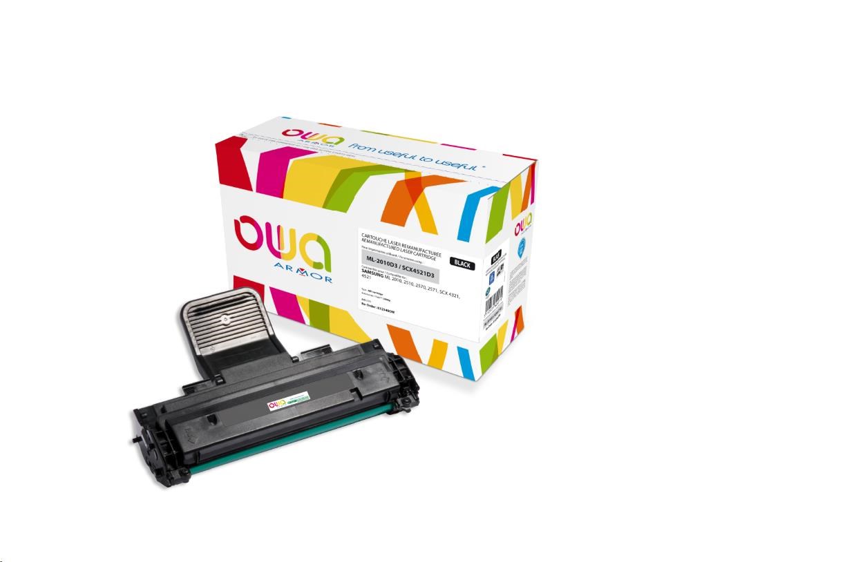 OWA Armor toner pro SAMSUNG ML2010, 2510, 2571 SCX-4321, 4521, 3000 Stran, ML2010D3, černá/black (ML-2010D3,)