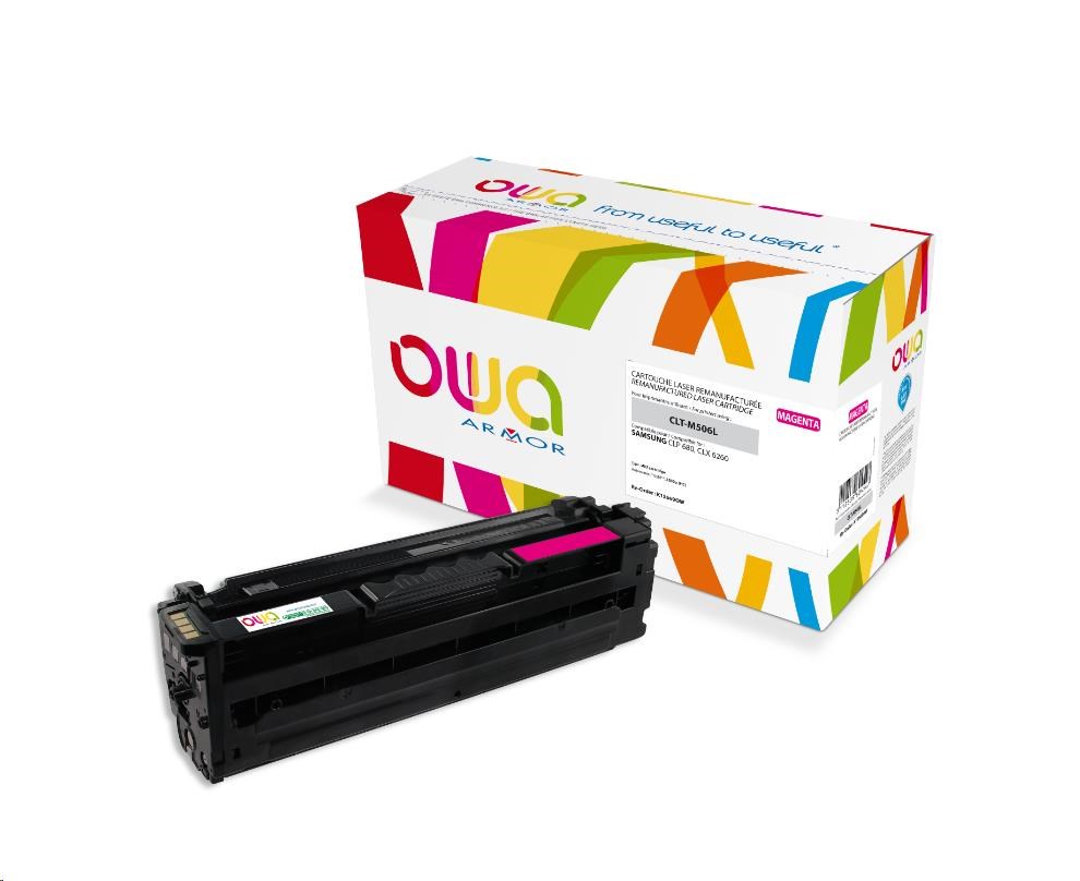 OWA Armor toner pro SAMSUNG CLP 680, CLX 6260, 3500   Stran, CLTM506L, červená/magenta (CLT-M506L,SU305A)