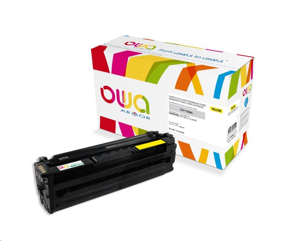 OWA Armor toner pro SAMSUNG CLP 680, CLX 6260, 3500   Stran, CLTY506L, žlutá/yellow (CLT-Y506L,SU515A)