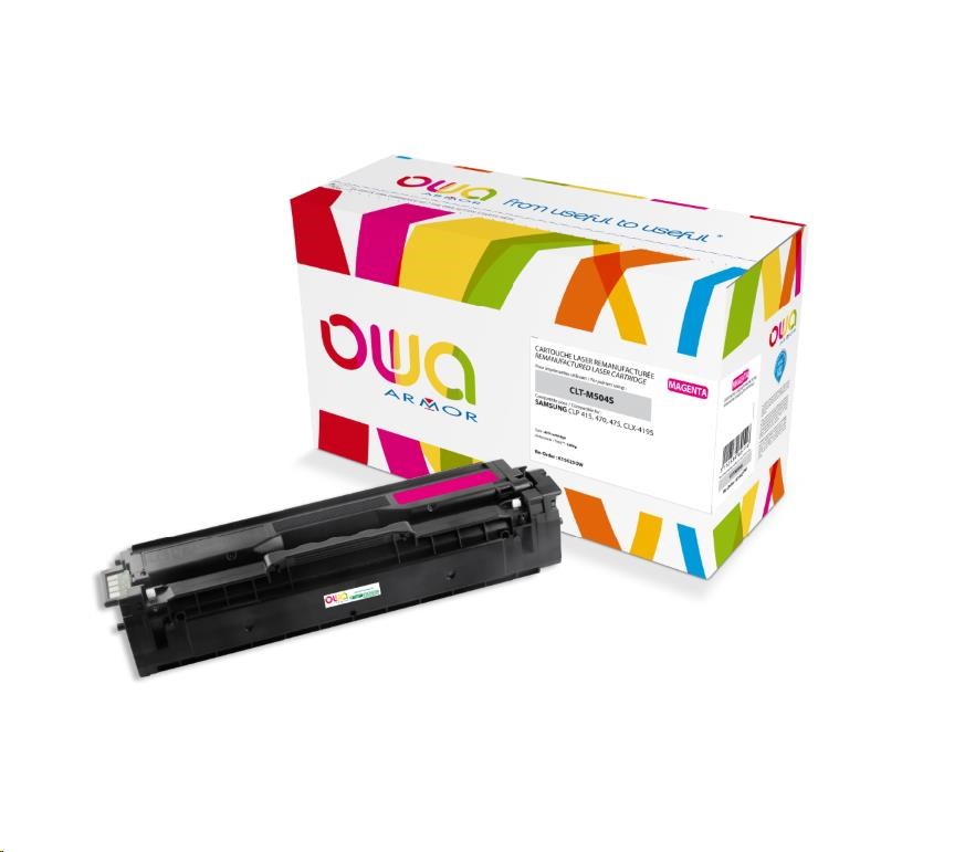OWA Armor toner pro SAMSUNG CLP 415, CLX 4195, 1800 Stran, CLTM504S, červená/magenta (CLT-M504S,SU292A)