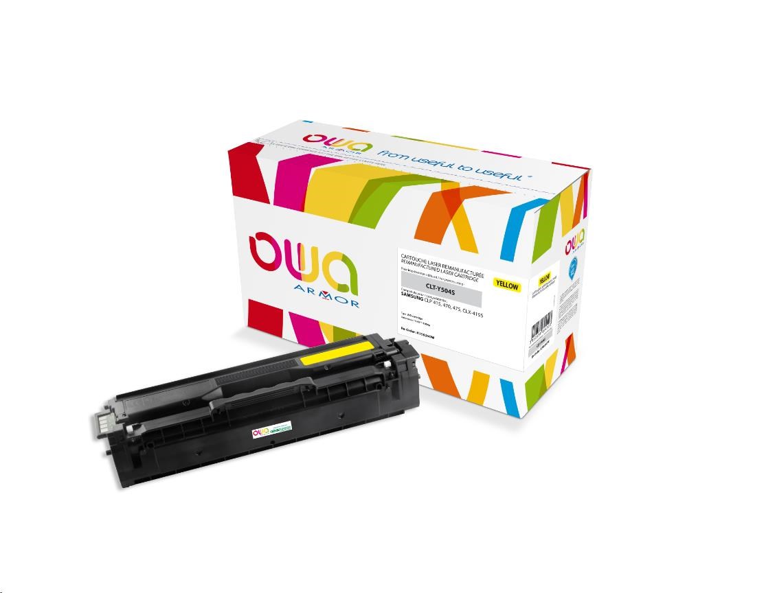 OWA Armor toner pro SAMSUNG CLP 415, CLX 4195, 1800 Stran, CLTY504S, žlutá/yellow (CLT-Y504S,SU502A)