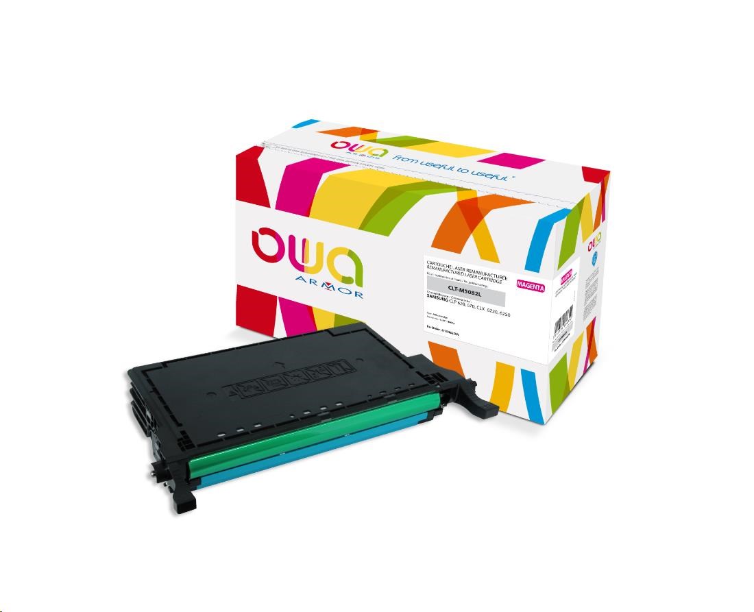 OWA Armor toner pro SAMSUNG CLP 620, 670, 4000 Stran, CLTM5082L, červená/magenta (CLT-M5082L,SU322A)