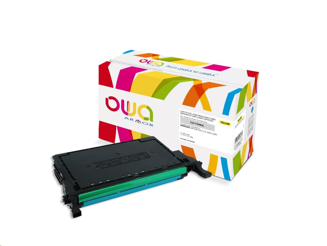 OWA Armor toner pro SAMSUNG CLP 620, 670, 4000 Stran, CLTY5082L, žlutá/yellow (CLT-Y5082L,SU532A)