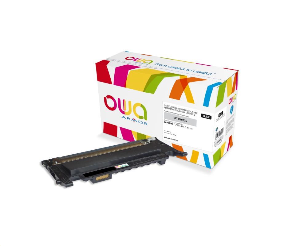 OWA Armor toner pro SAMSUNG CLP 320,325, 1500 Stran, CLTK4072S, černá/black (CLT-K4072S,SU128A)