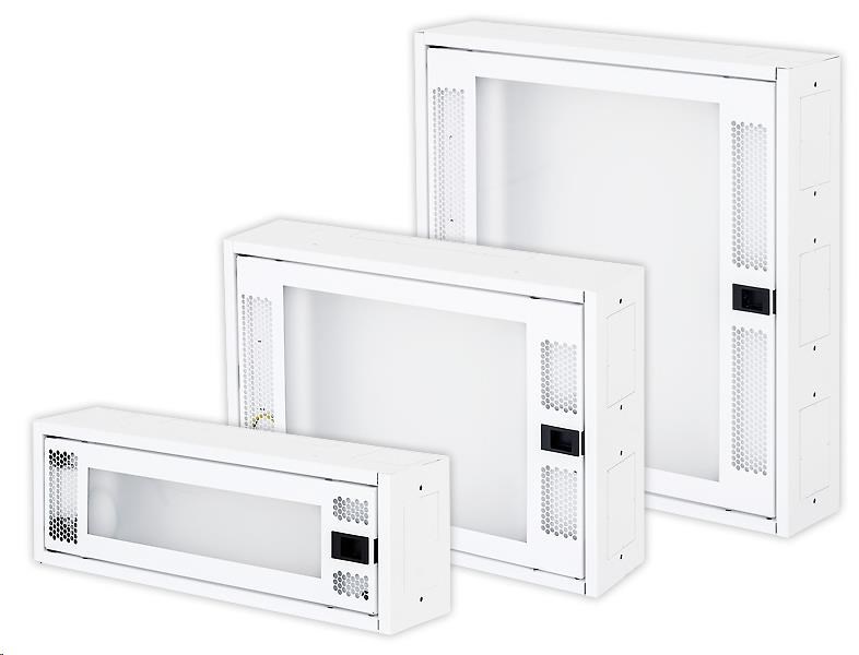 TRITON Hybridní rozvaděč 333x500x110 mm RAL9003 hl. lesklá