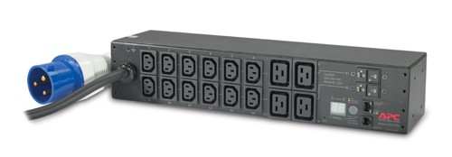 APC Rack PDU, Metered, 2U, 32A, 230V, (12)C13 & (4)C19, IEC-309 32A 2P+E 3.66m