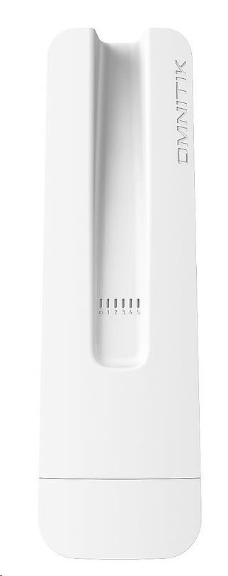 MikroTik RouterBOARD OmniTik 5 ac PoE, 720MHz CPU, 128MB RAM, PoE out,5x GLAN,5GHz Wi-Fi, 2x7.5dBi, 802.11a/n/ac, vč. L4