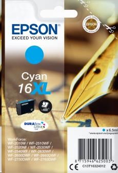 EPSON ink bar Singlepack "Pero" Cyan 16XL DURABrite Ultra Ink