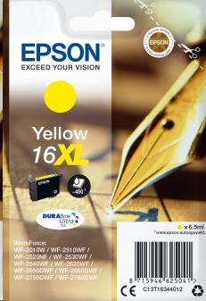EPSON ink bar Singlepack "Pero" Yellow 16XL DURABrite Ultra Ink