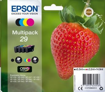 EPSON Multipack 4-colours "Jahoda" 29 Claria Home Ink