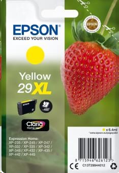 EPSON ink bar Singlepack "Jahoda" Yellow 29XL Claria Home Ink