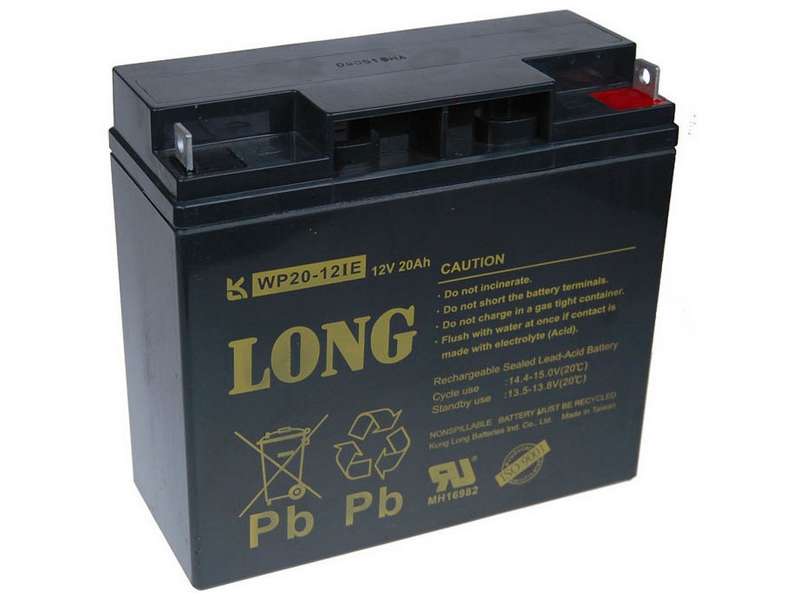 Long 12V 20Ah olověný akumulátor DeepCycle AGM F3