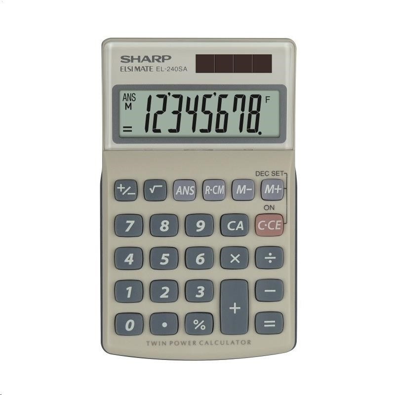 SHARP kalkulačka - EL240SAB - blister