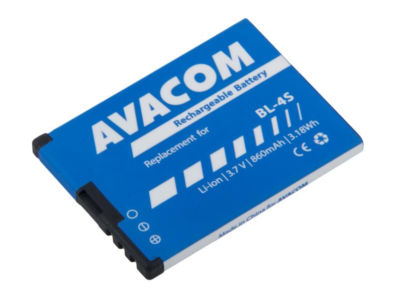 AVACOM baterie do mobilu Nokia 3600 Slide, 2680 Li-Ion 3,7V 860mAh (náhrada BL-4S)