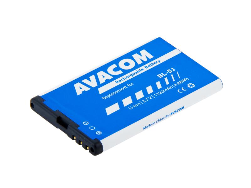 AVACOM baterie do mobilu Nokia 5230, 5800, X6 Li-Ion 3,7V 1320mAh (náhrada BL-5J)