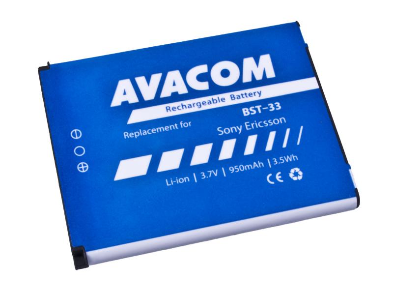 AVACOM baterie do mobilu Sony Ericsson K550i, K800, W900i Li-Ion 3,7V 950mAh (náhrada BST-33)
