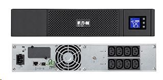 Eaton 5SC 1500i Rack 2U, UPS 1500VA / 1050W, 8 zásuvek IEC, LCD
