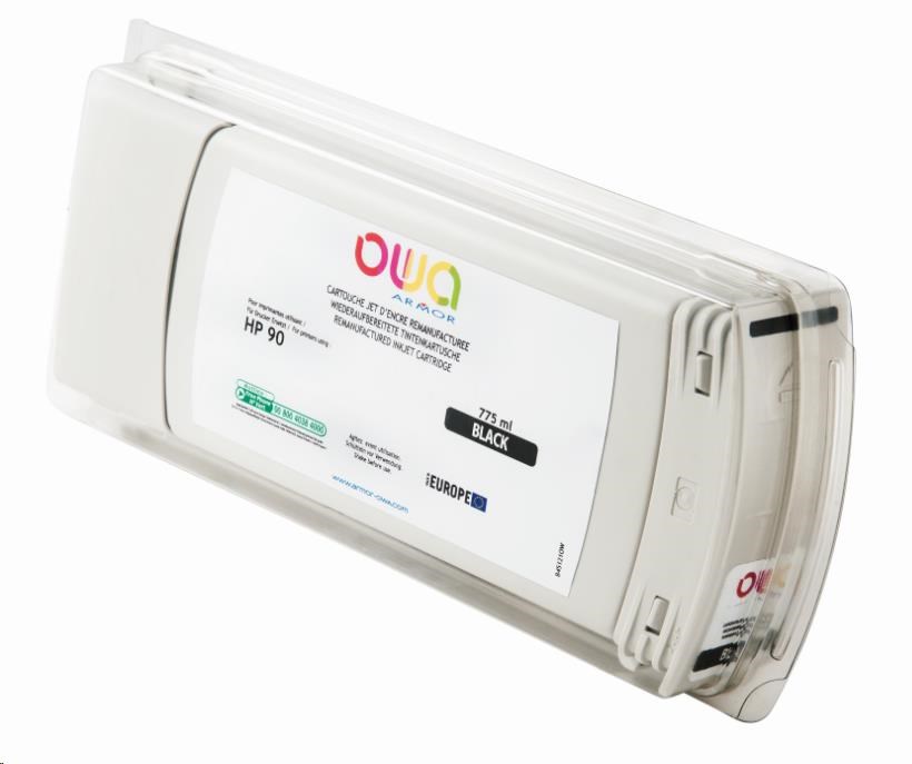 OWA Armor cartridge pro HP DesignJet 4000, 4020, 775ml, C5059A, Black