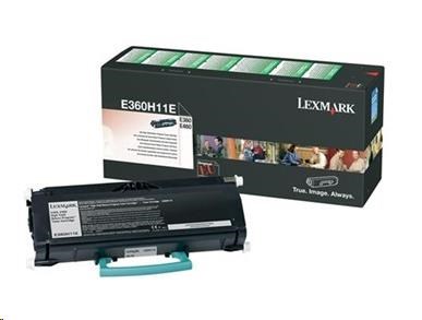 TONER LEXMARK BLACK E360, E460 High Yield 9000 stran