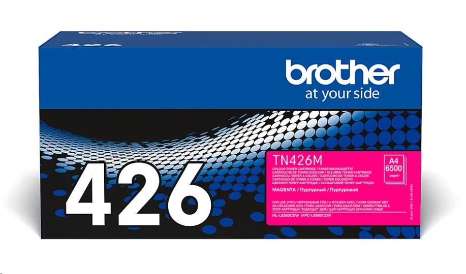 BROTHER Toner TN-426M pro HL-L8360CDW/MFC-L8900CDW, 6.500 stran, Magenta