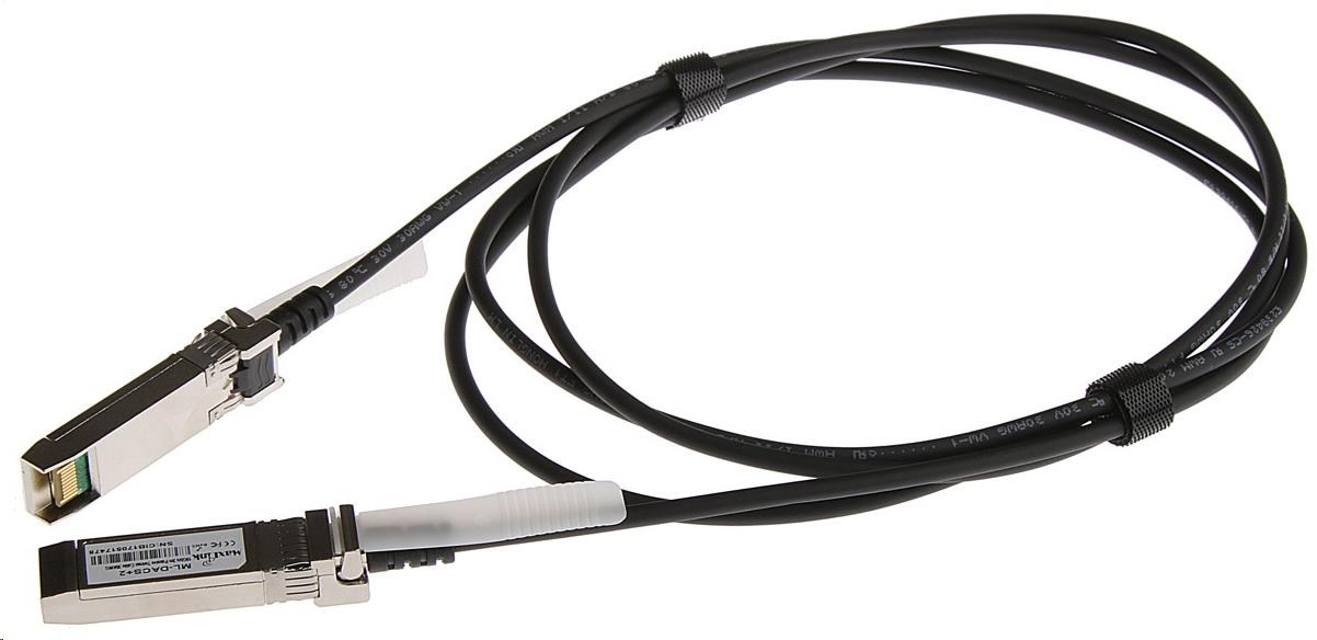 MaxLink 10G SFP+ DAC kabel, pasivní, DDM, Cisco, UBNT, MikroTik compatible, 1m