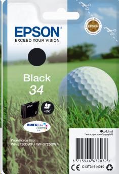 EPSON ink čer Singlepack "Golf" Black 34 DURABrite Ultra Ink 6,1 ml
