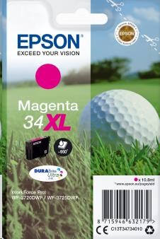 EPSON ink bar Singlepack "Golf" Magenta 34XL DURABrite Ultra Ink 10,8 ml