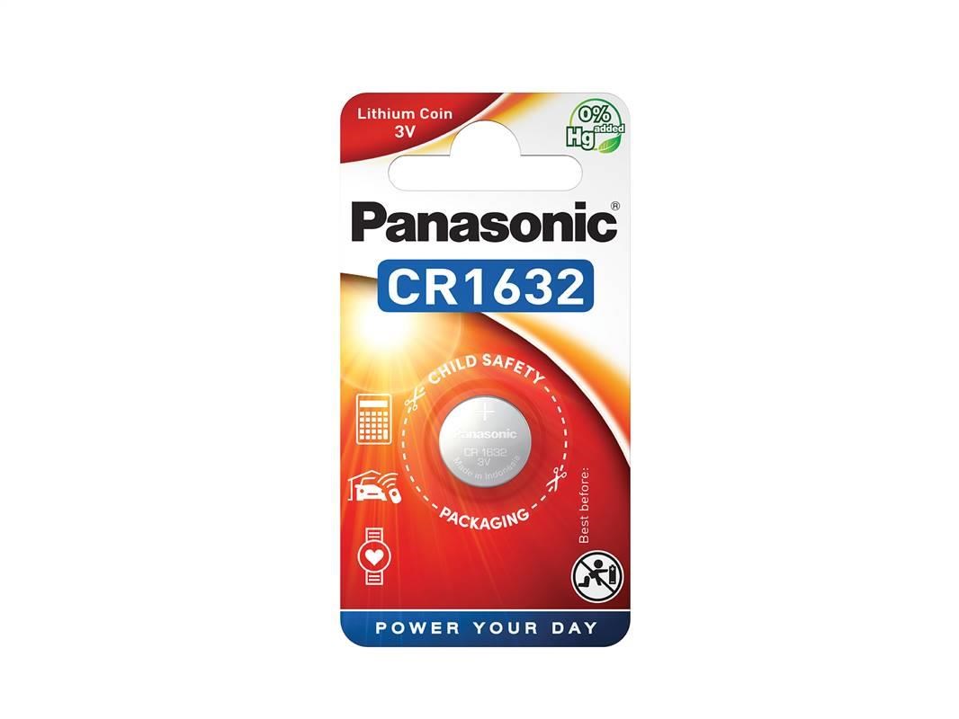 PANASONIC Lithiová baterie (knoflíková) CR-1632EL/1B  3V (Blistr 1ks)