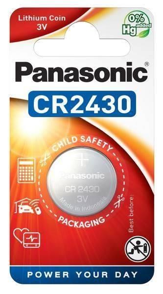 PANASONIC Lithiová baterie (knoflíková) CR-2430EL/1B  3V (Blistr 1ks)