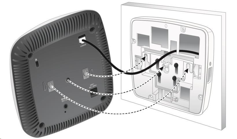 AP-220-MNT-W3 White Low Profile Box Style Secure Large AP Flat Surface Mount Kit