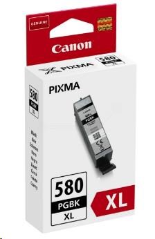 Canon CARTRIDGE PGI-580XL pigmentová černá pro PIXMA TS615x, TS625x,  TS635x, TR7550, TS815x (400 str.)