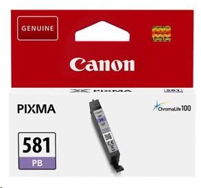 Canon CARTRIDGE CLI-581XL foto modrá pro PIXMA TS615x, TS625x, TS635x, TS815x,TS825x, TS835x, TS915x (241str.)