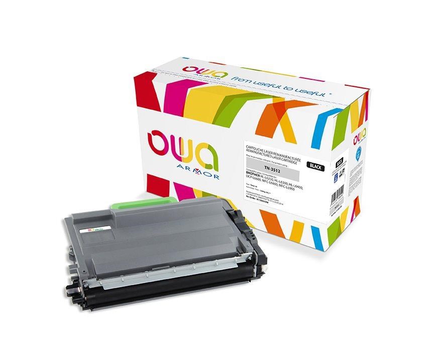 OWA Armor toner pro BROTHERHL-L6250, HL-L6300, HL-L6400, DCP-L6600, MFC-L6800, MFC-L69, 12000 Stran, TN3512, černá/black