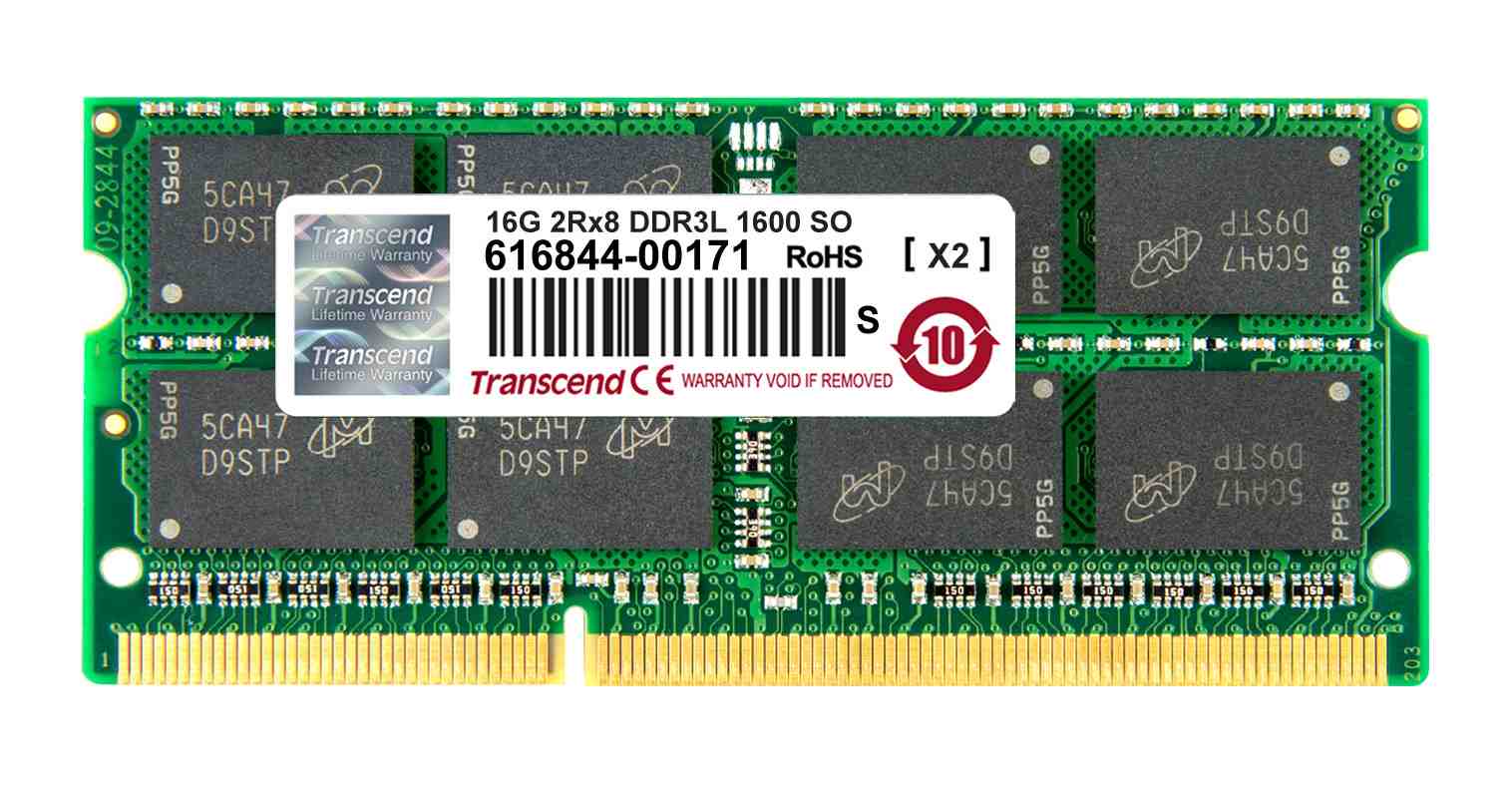 TRANSCEND DIMM DDR4 16GB 2133MHz 2Rx8 CL15