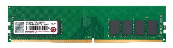 TRANSCEND DIMM DDR4 8GB 2400MHz 1Rx8 CL17