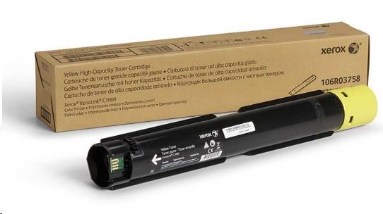 Xerox Yellow High Capacity Toner pro VersaLink C7000 (10 100str.)