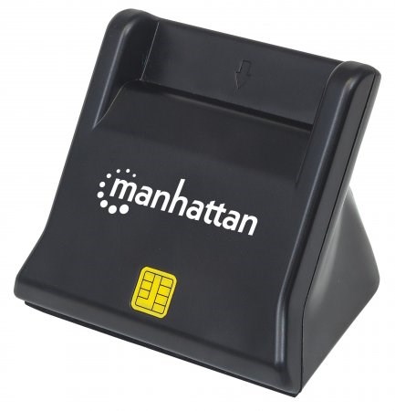 MANHATTAN Čtečka karet / SIM, kontaktní, černá