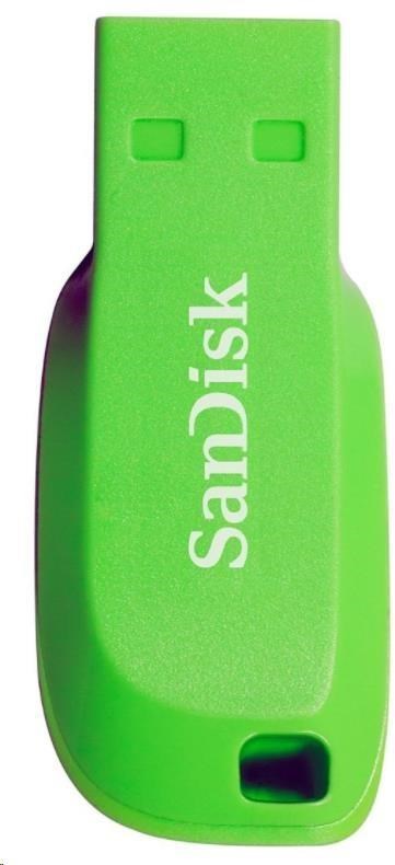 SanDisk Flash Disk 32GB Cruzer Blade, USB 2.0, zelená