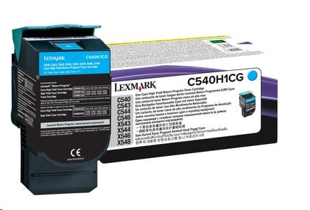 LEXMARK toner cyan pro C540/C543/C544/X543/X544 na 2000 stran